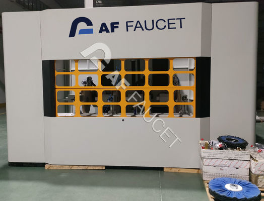 RTAF-AP04AZ-Zinc Alloy Sanitaryware Polishing Machine, four à broche roues de balayage polissage machine, machine de polissage CNC