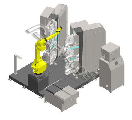 RTAF-AG0206- 50 kg Machine de meulage robotisé pour le robinet en laiton de grande taille