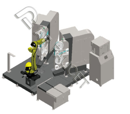 RTAF-AG0204M- Machine de broyage robotisée pour appareils sanitaires de taille moyenne
