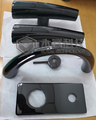 RTAS1612-PVD noir mat,PVD machine de revêtement noir à jet, robinets en laiton revêtements noirs, robinet en acier inoxydable, douche ABS