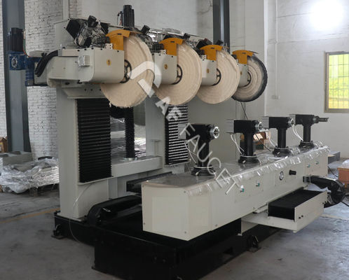 Machine de polissage automatique pour poignée de porte, serrures et boutons Système de polissage automatique pour alliage de zinc, métaux en laiton